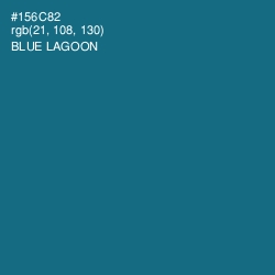#156C82 - Blue Lagoon Color Image